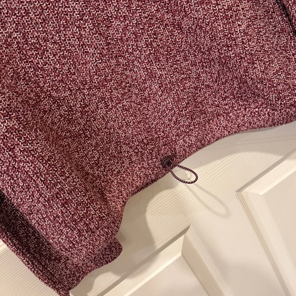 Lou & Grey marled drawstring hem sweater, medium - Picture 4 of 6